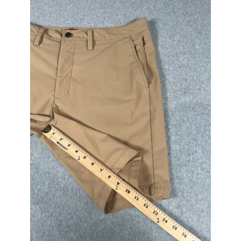 UNTUCKit Mens Chancellor Performance Shorts Bundle Tan Black Size 34 Lot of 2